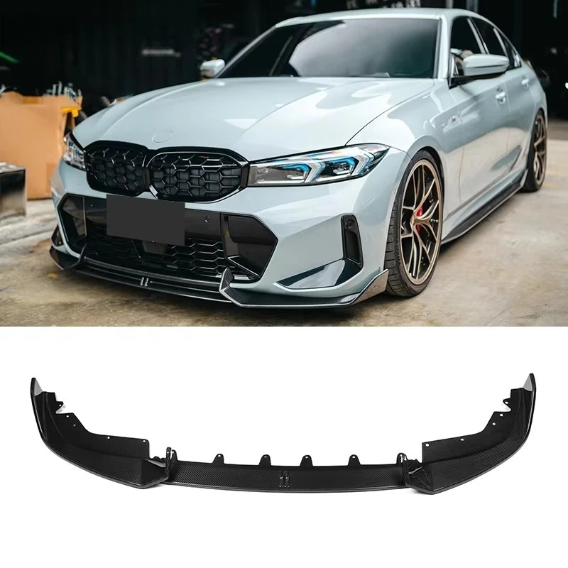High Quality Dry Carbon Fiber AD Style Front Lip Car Bumper Splitter Lip for 3 Series G20 G21 LCI 2023+ Prepreg Carbon Fiber